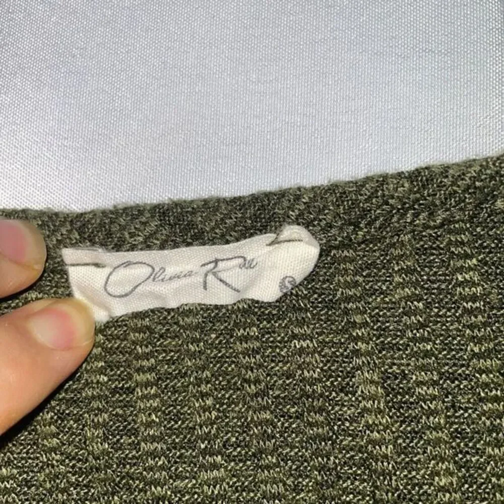 Olivia Rae Sage Green Ribbed‎ Tank Top Size S - Picture 2 of 5